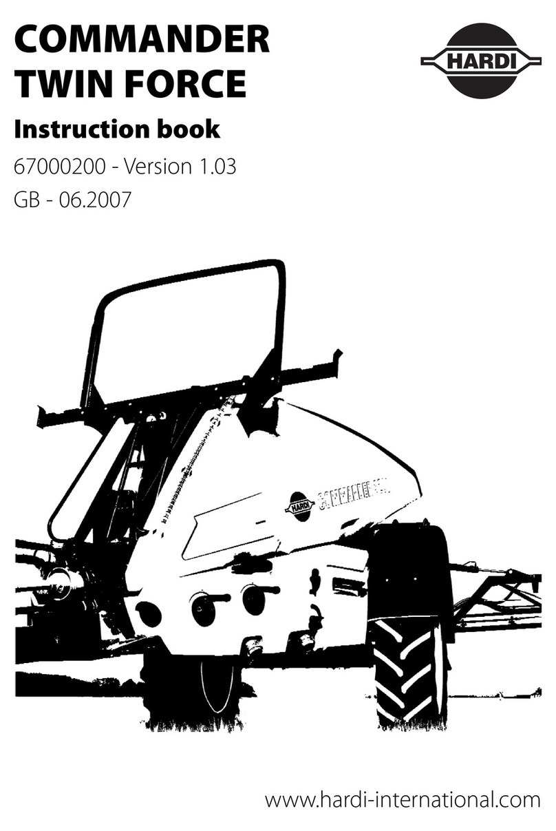 Hardi COMMANDER TWIN FORCE Series User manual