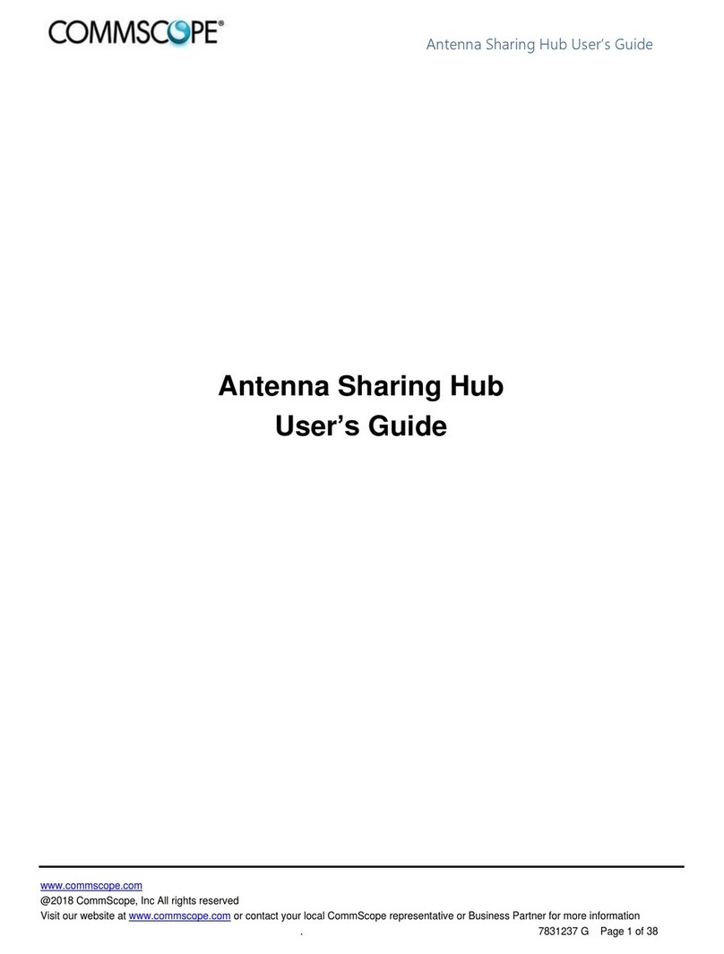 CommScope ASH User manual