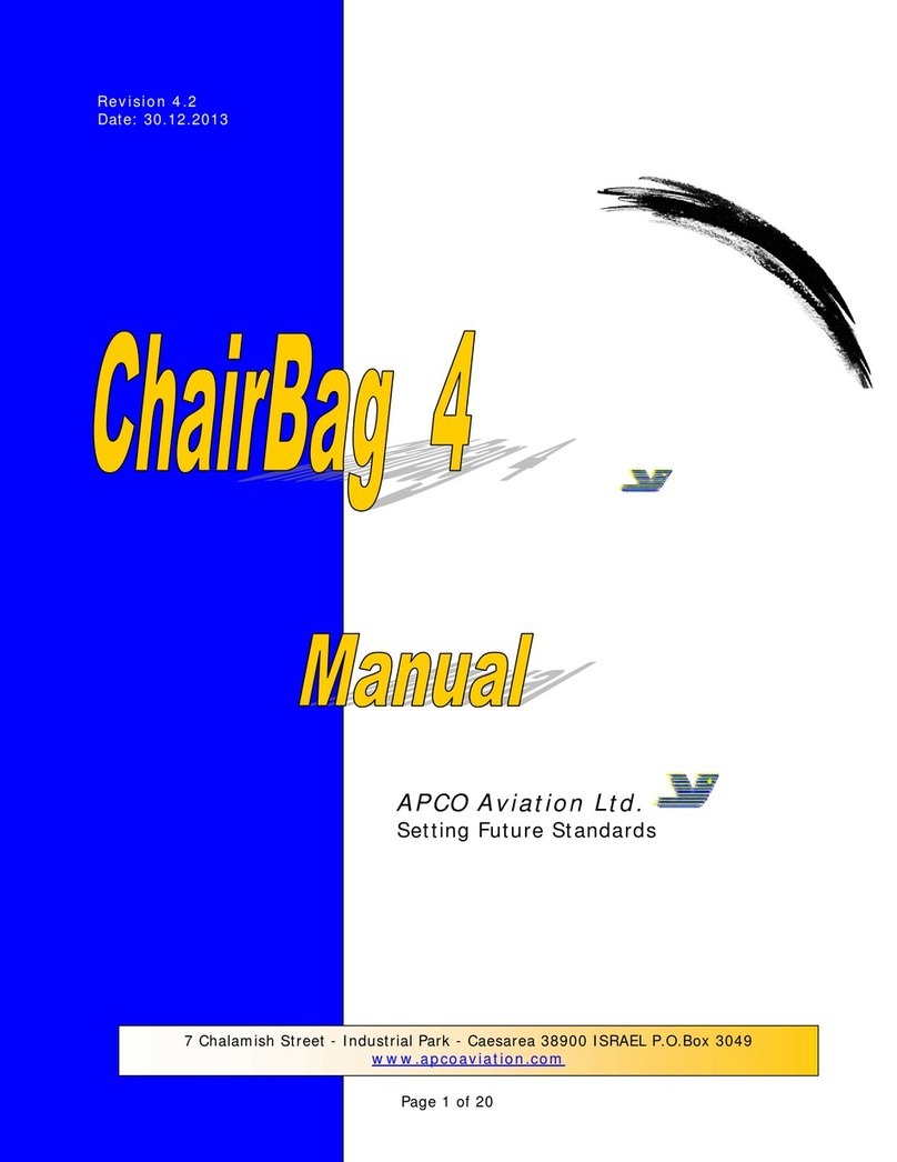 APCO Aviation ChairBag 4 User manual