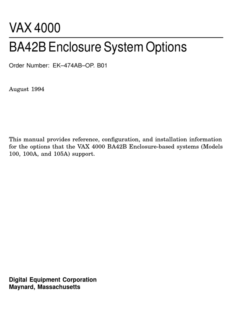 Digital Equipment VAX 4000 User manual Digital Equipment VAX 4000 User manual