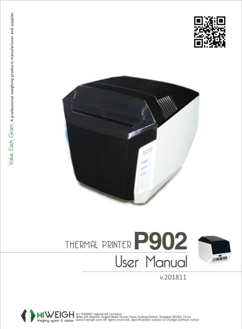 HiWeigh P902 User manual