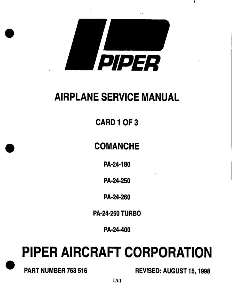 Piper PA-24-180 Comanche User manual