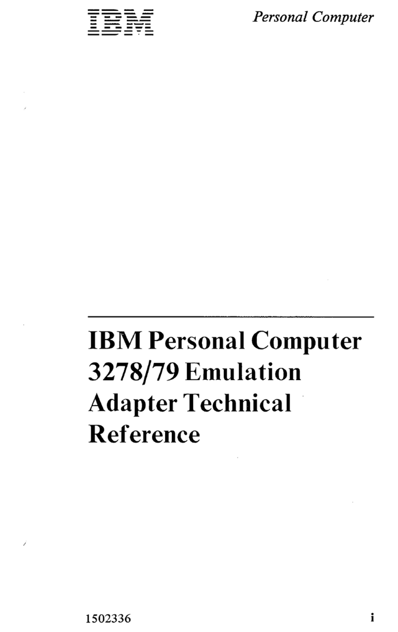 IBM 3278 Use and care manual