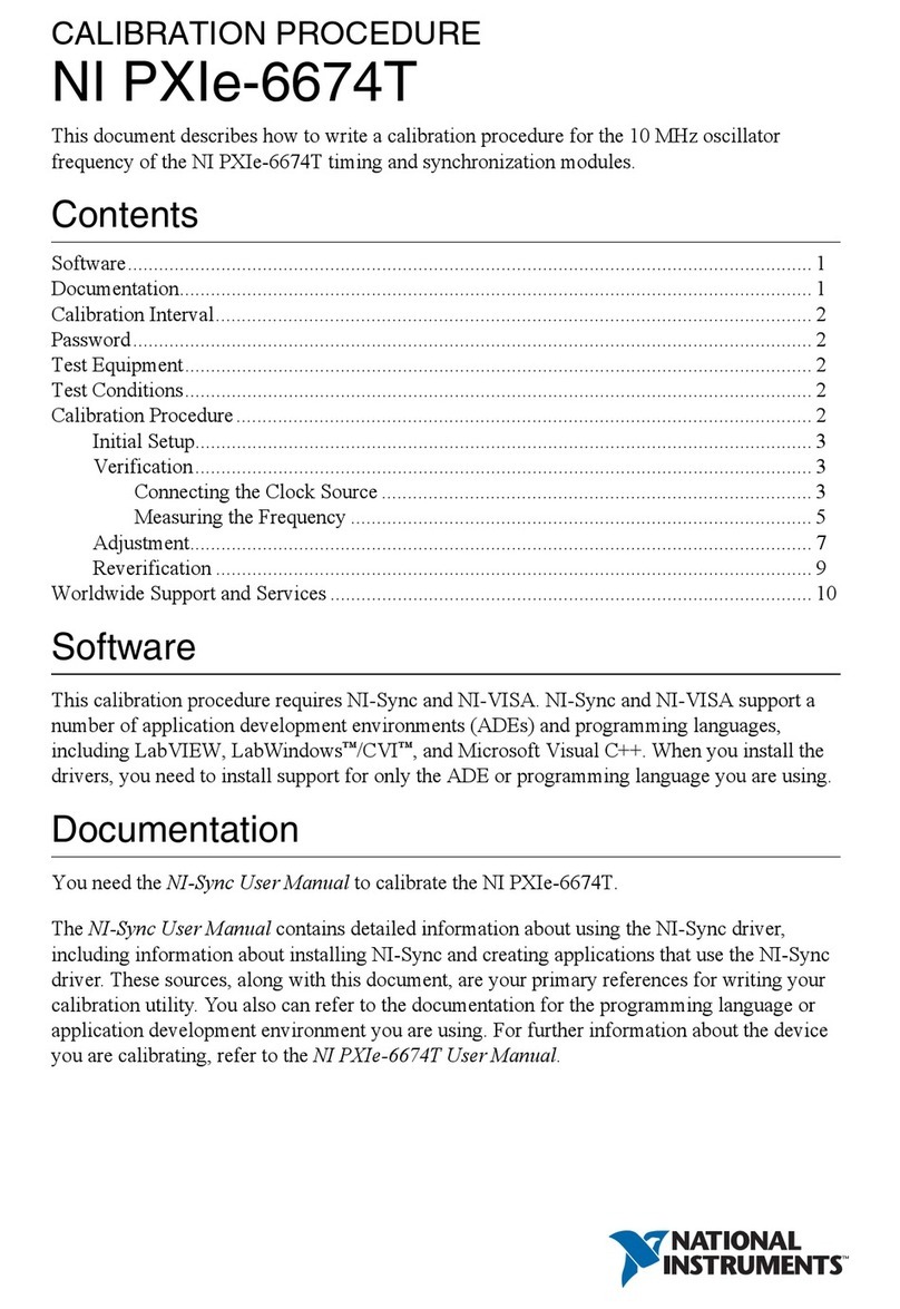 National Instruments PXIe-6674T Manual National Instruments PXIe-6674T Manual