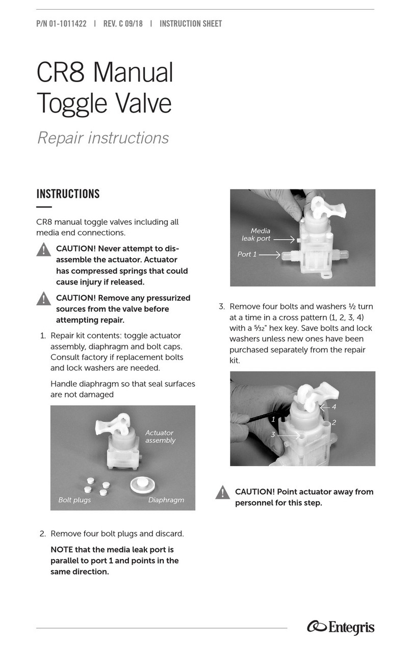 entegris CR8 Manual Repair instructions