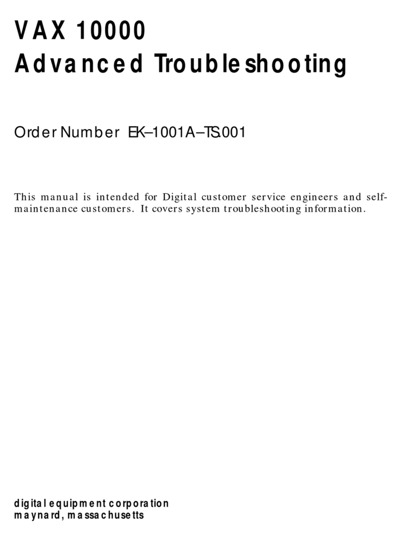 Digital Equipment VAX 10000 Advanced Troubleshooting