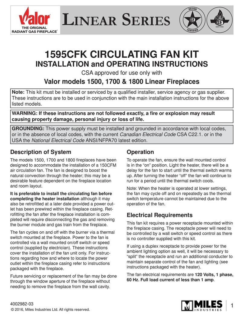 Valor LINEAR SERIES User manual