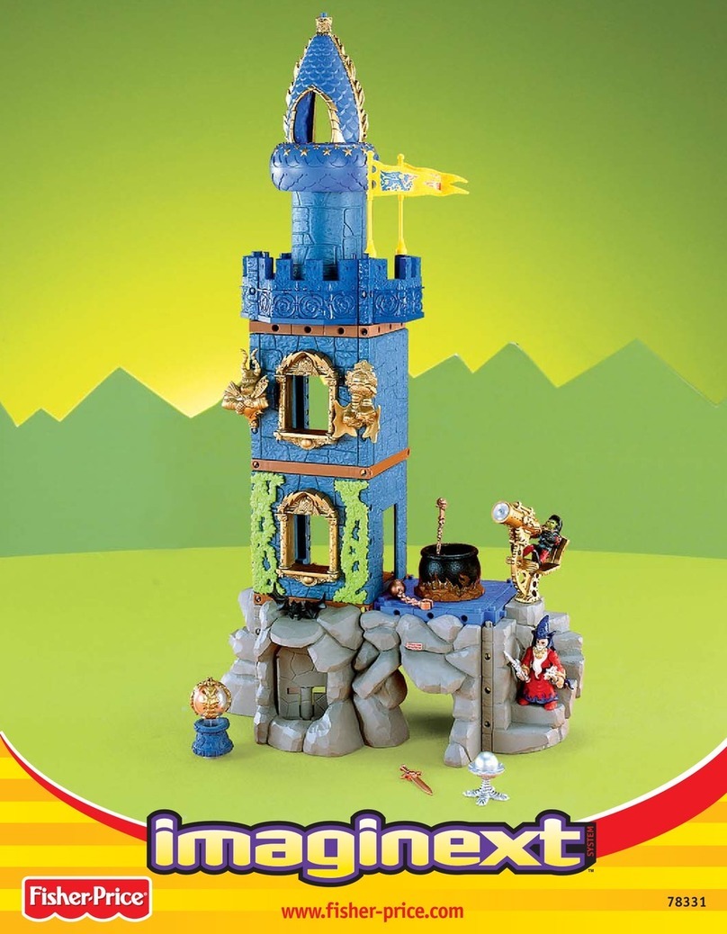 Fisher-Price Imaginex 78331 Assembly instructions Fisher-Price Imaginex 78331 Assembly instructions