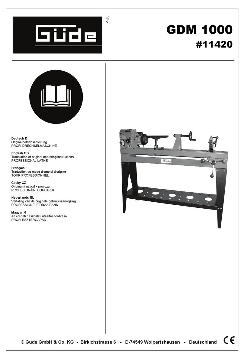 Gude GDM 1000 Translation of original operating instructions