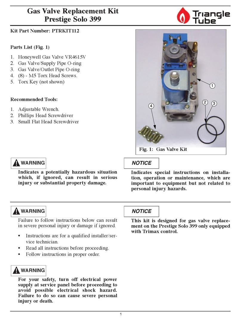 TriangleTube PTRKIT112 manual TriangleTube PTRKIT112 manual