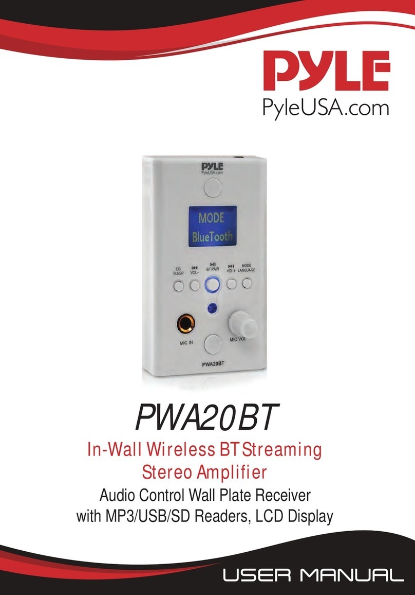 Pyle PWA20BT User manual
