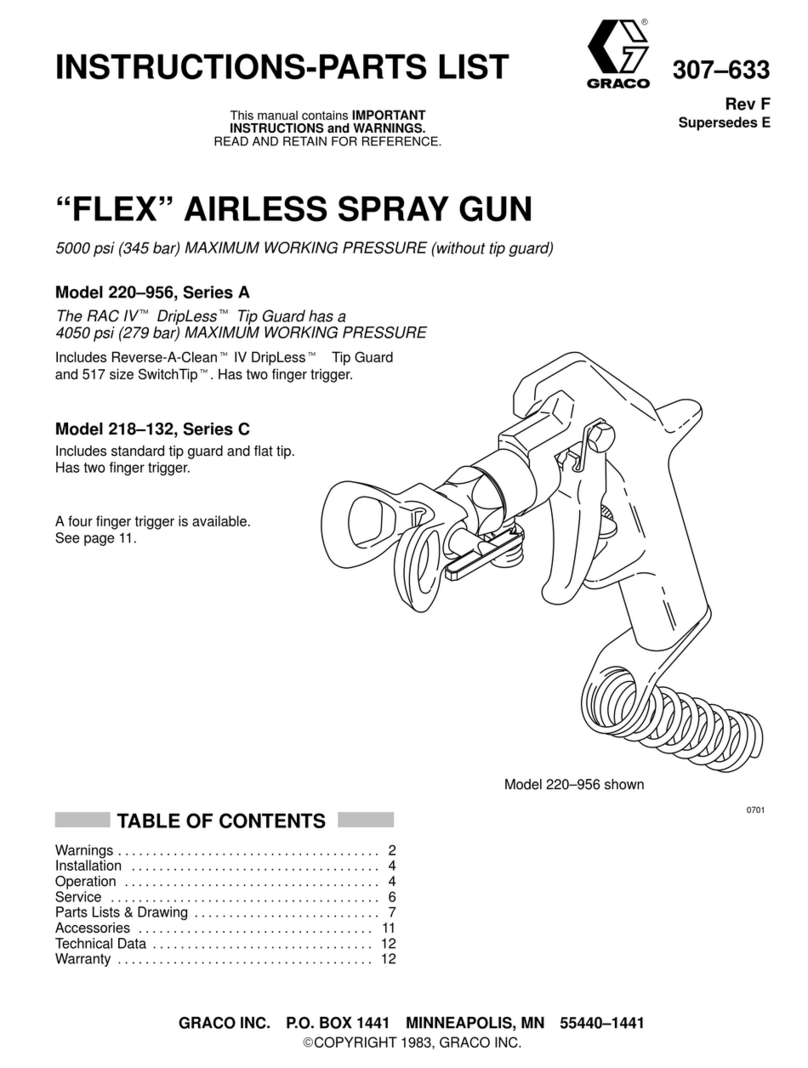 Graco FLEX A Series Operation manual