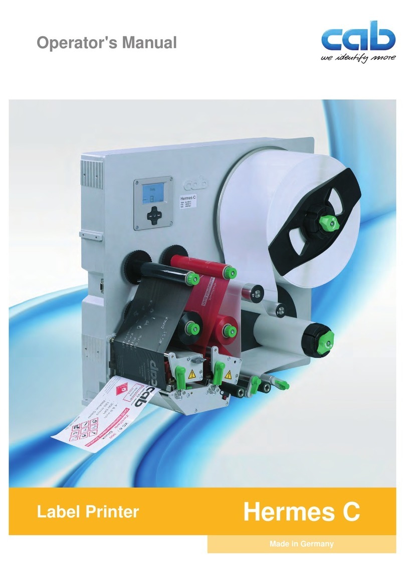 CAB Hermes C Series Operator's manual