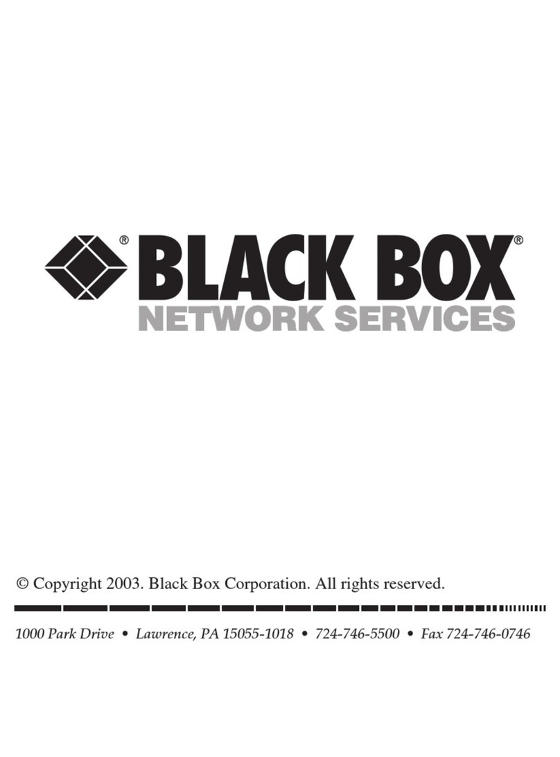 Black Box LE1605A-ST-US User manual