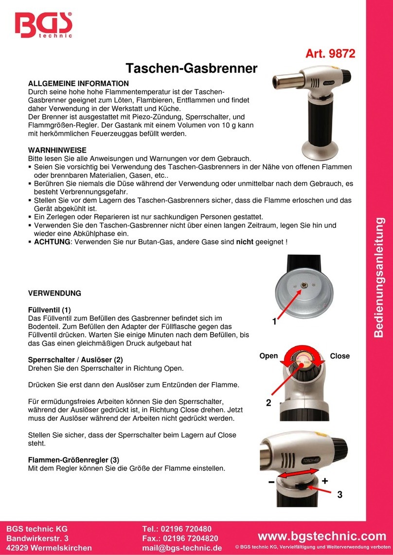 BGS technic 9872 User manual