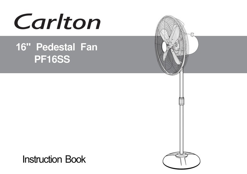 Carlton PF16SS Instruction book