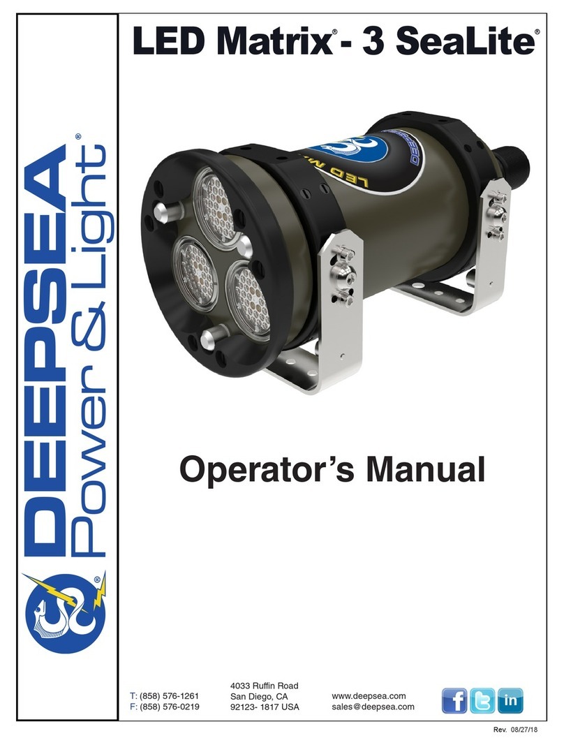 DeepSea Power & Light LED Matrix-3 SeaLite Operator's manual DeepSea Power & Light LED Matrix-3 SeaLite Operator's manual