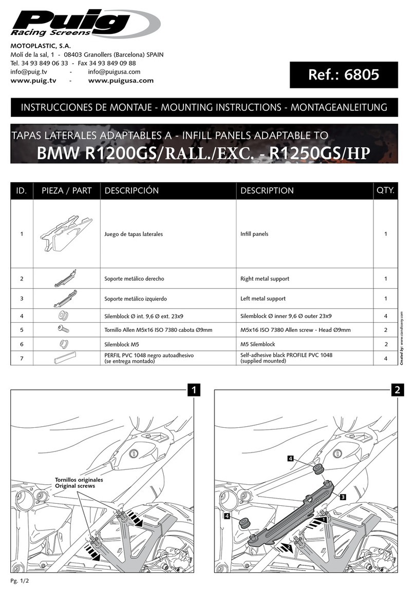 PUIG 6805 Mounting instructions