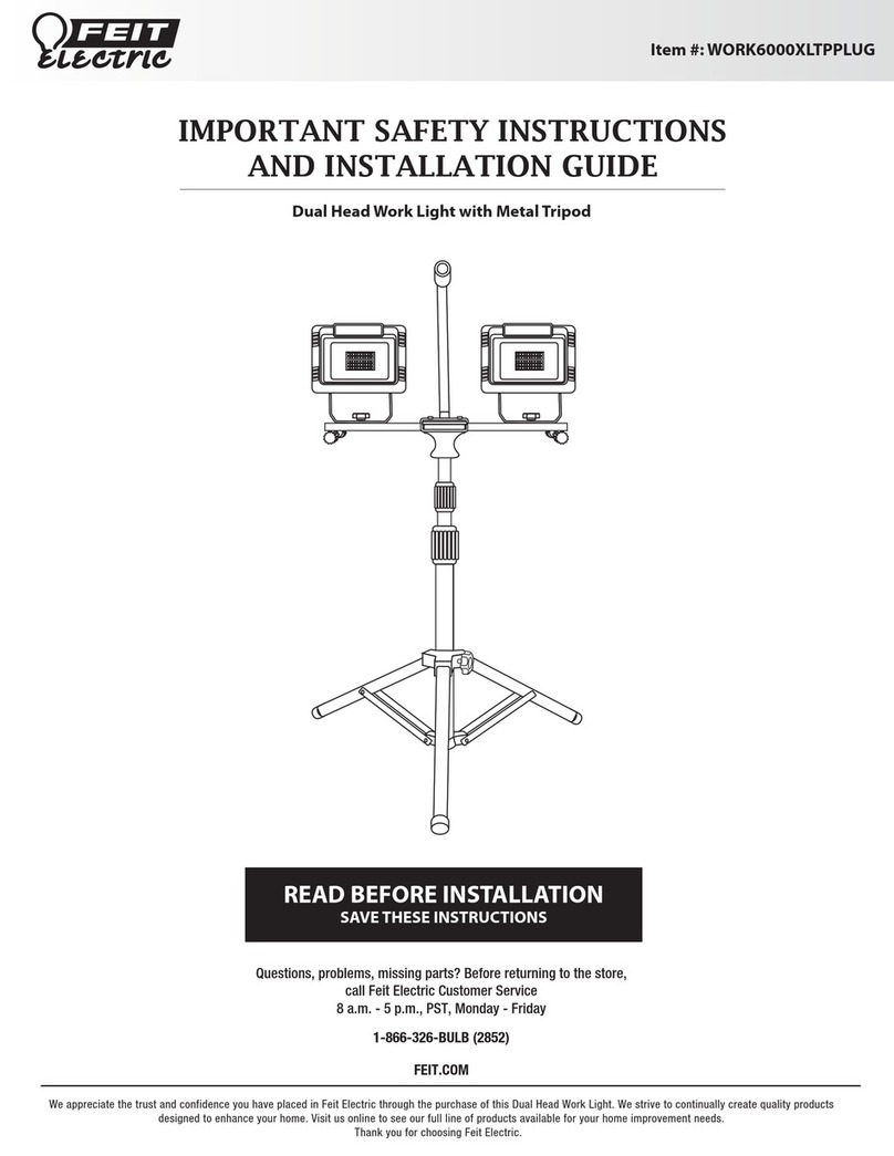 Feit Electric WORK6000XLTPPLUG User manual