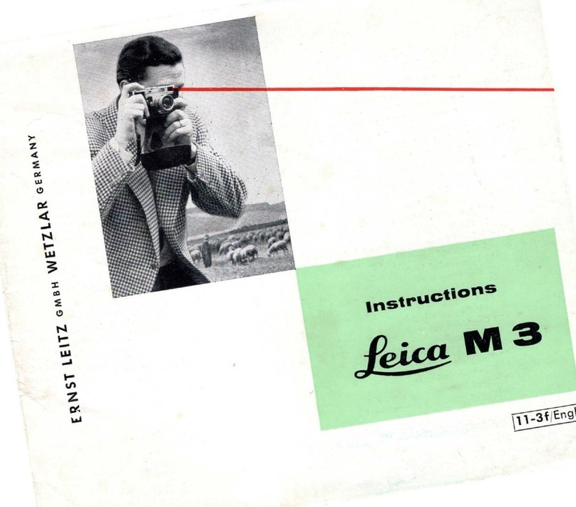Leica M3 User manual