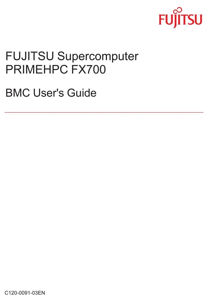 Fujitsu Supercomputer PRIMEHPC FX700 User manual