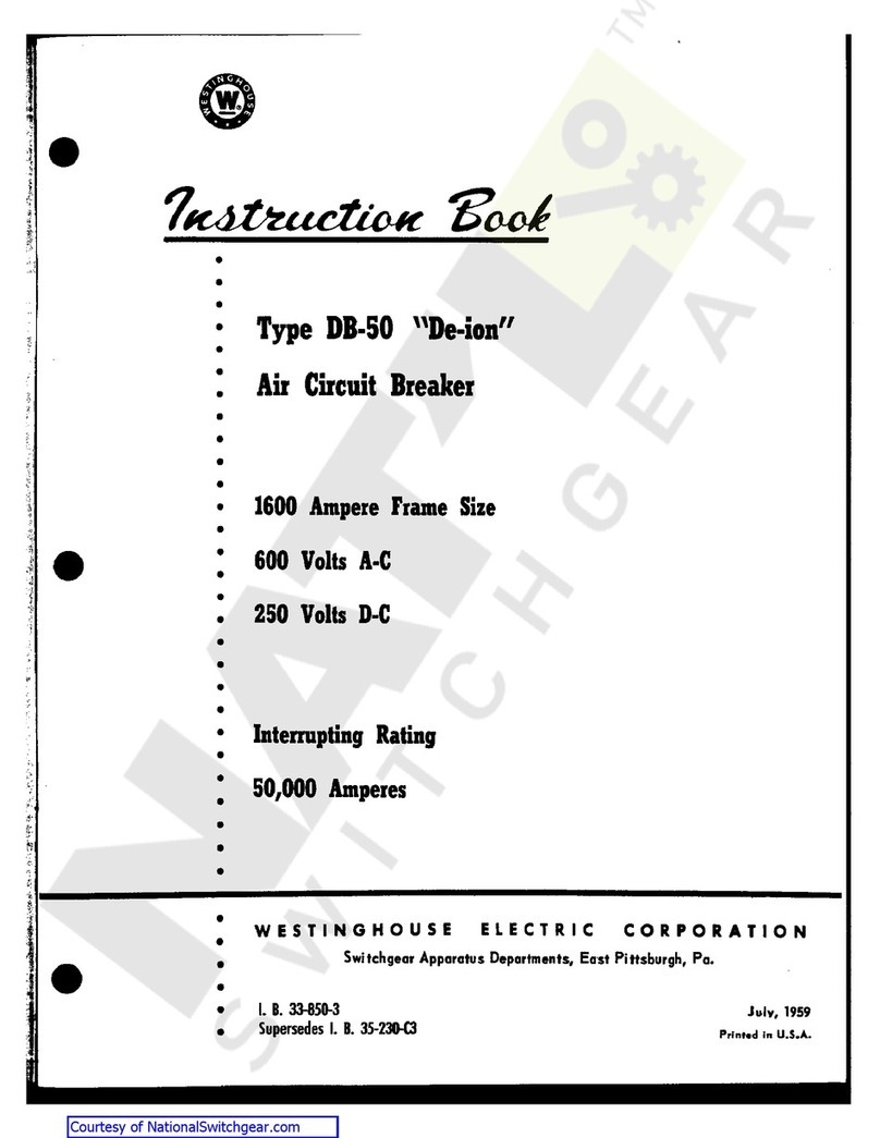 Westinghouse DB-50 User manual