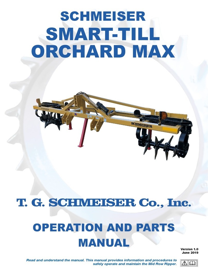 Schmeiser SMART-TILL ORCHARD MAX Operation and parts manual