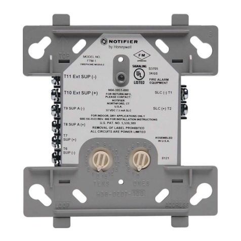 Honeywell NOTIFIER FTM-1 User manual