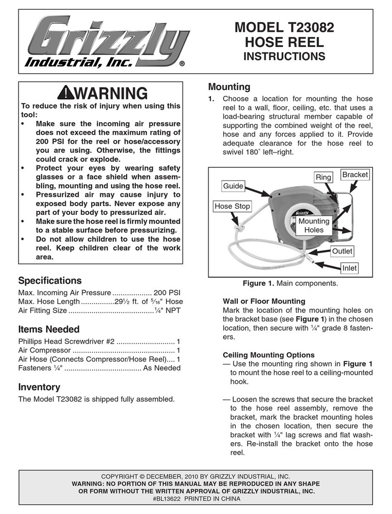 Grizzly T23082 User manual