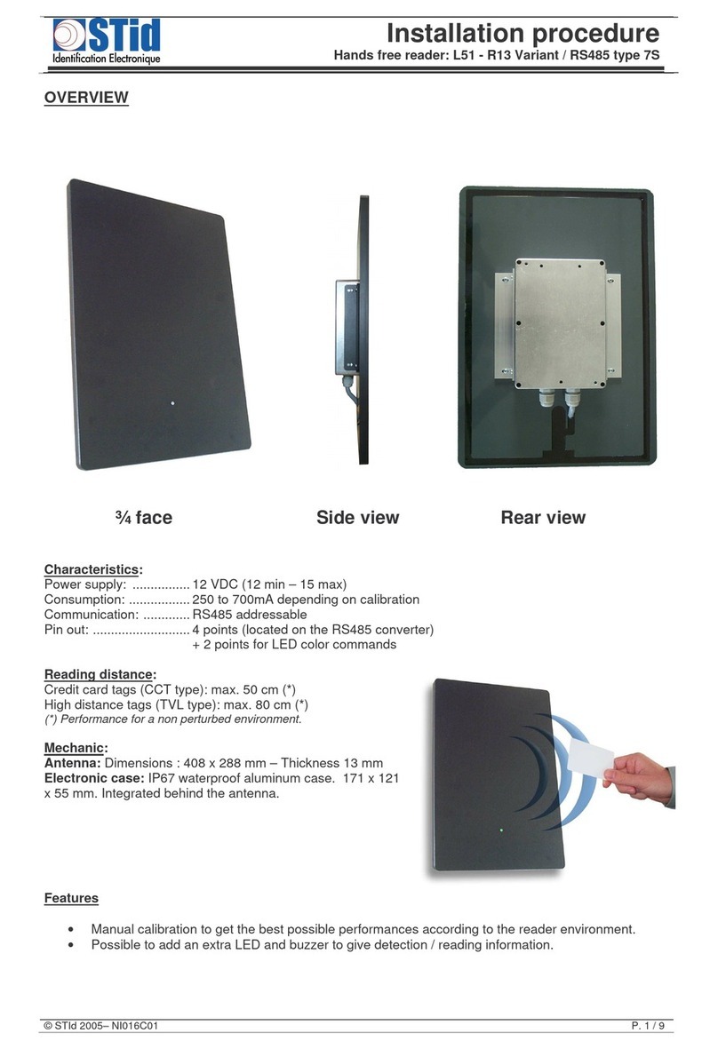 Stid L51 INSTALLATION PROCEDURE