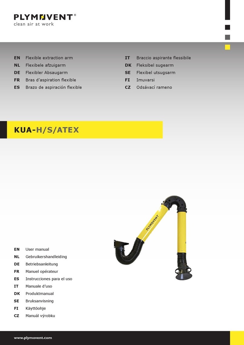 Plymovent KUA Series user manual