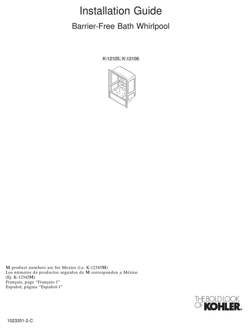 Kohler K-12105 User manual