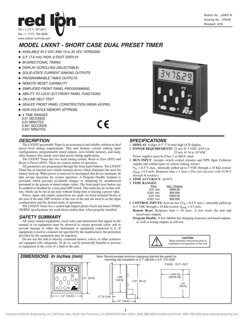 red lion LNXNT Series Manual