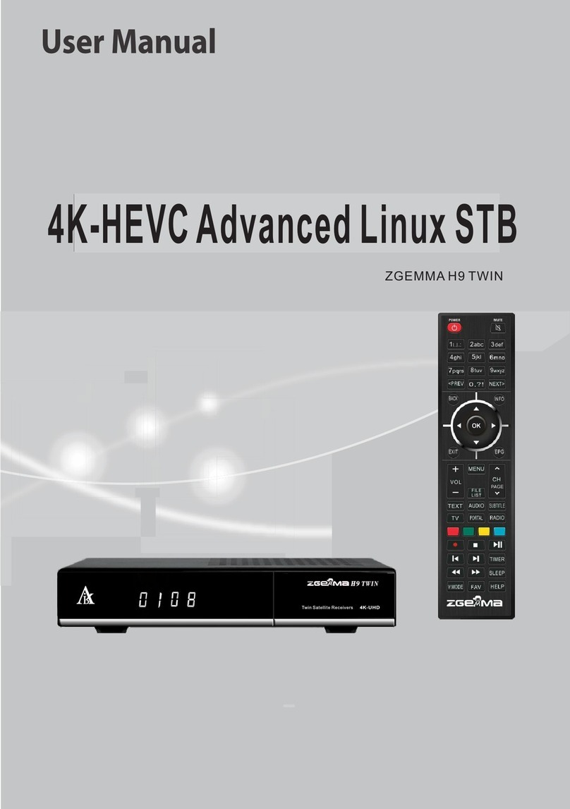 ZGEMMA H9 TWIN User manual