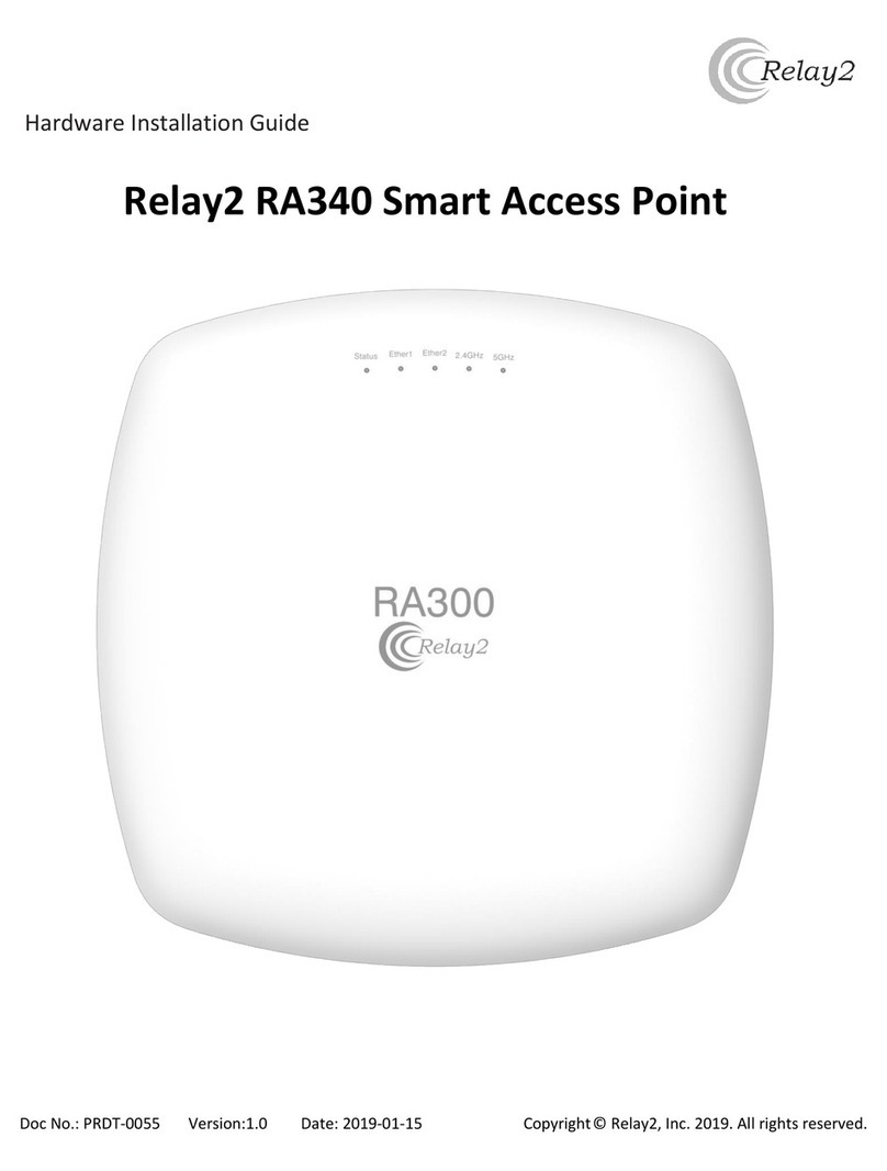 Relay2 RA340 Hardware installation guide