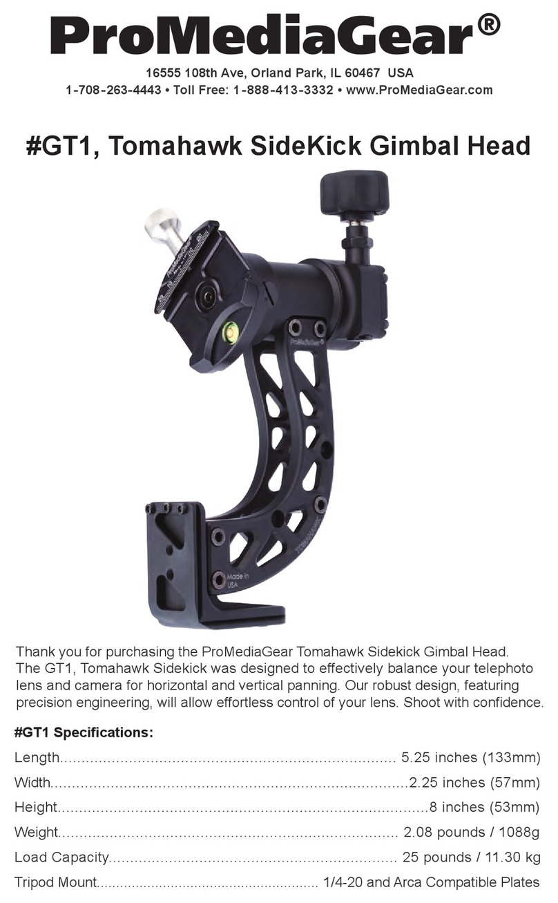 ProMediaGear GT1 manual