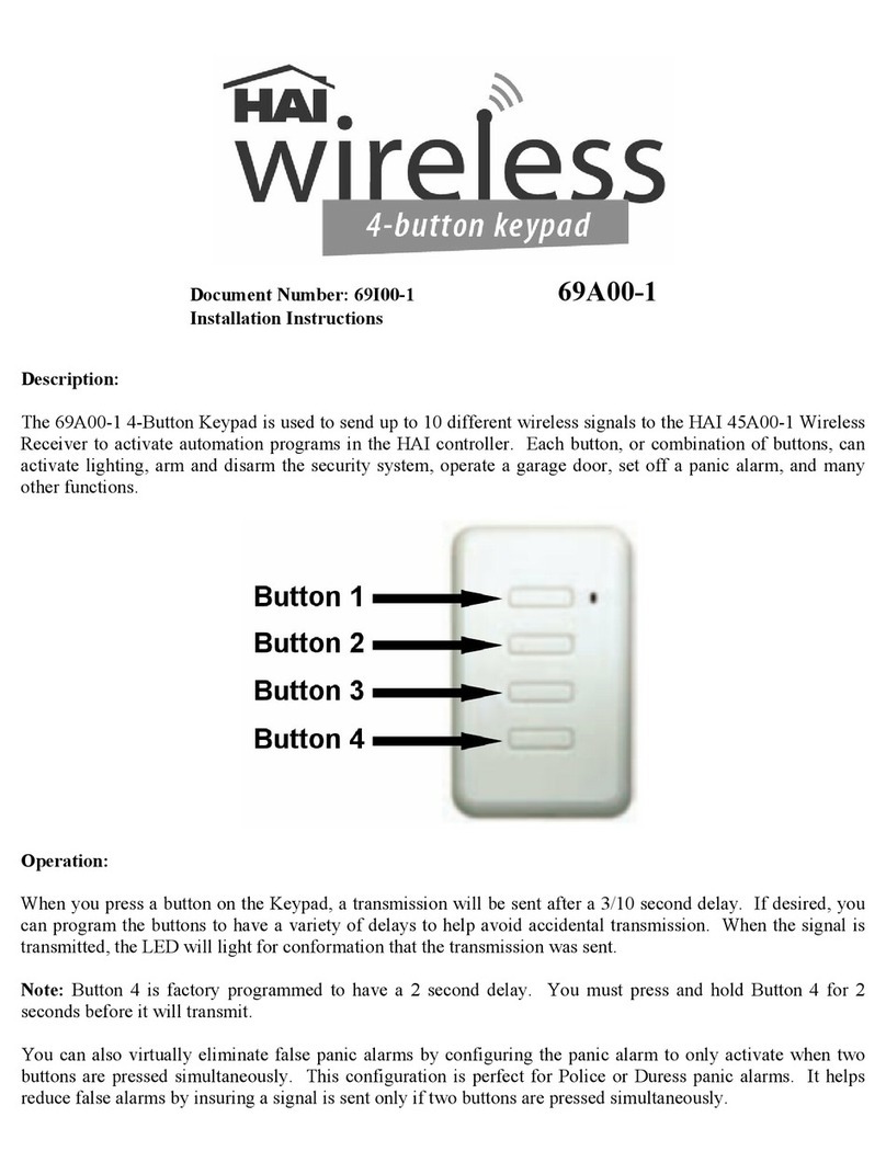 HAI 69A00-1 installation instructions