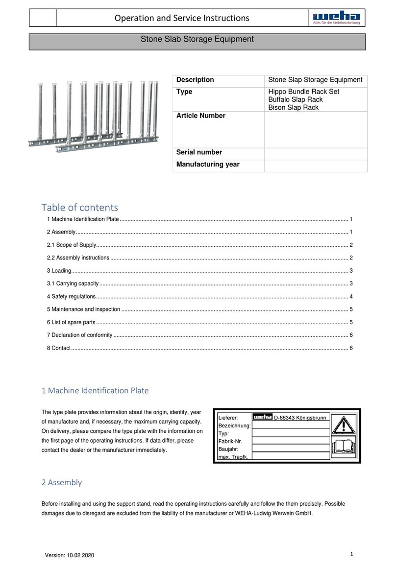 weha Hippo Bundle Rack Set Operation and service instructions