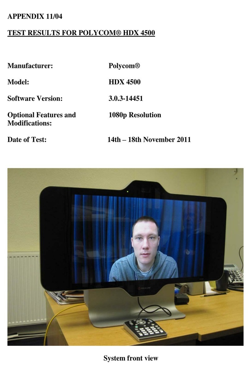 Polycom HDX 4500 Appendix