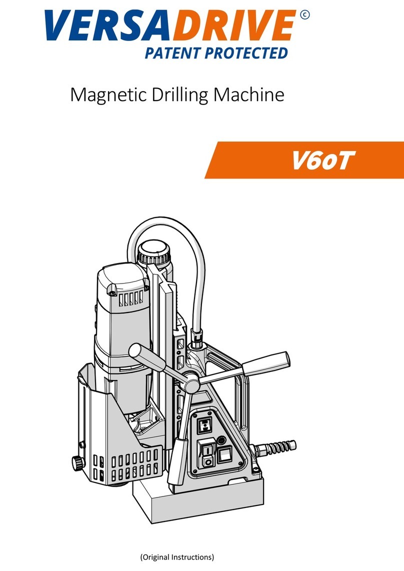 Holemaker Technology VERSADRIVE V60T User manual Holemaker Technology VERSADRIVE V60T User manual