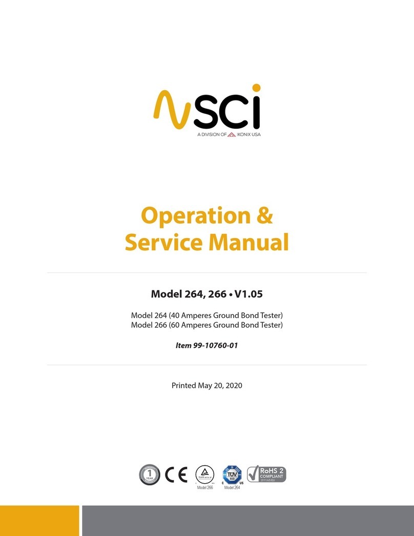 IKONIX SCi 260 Series Operation & service manual