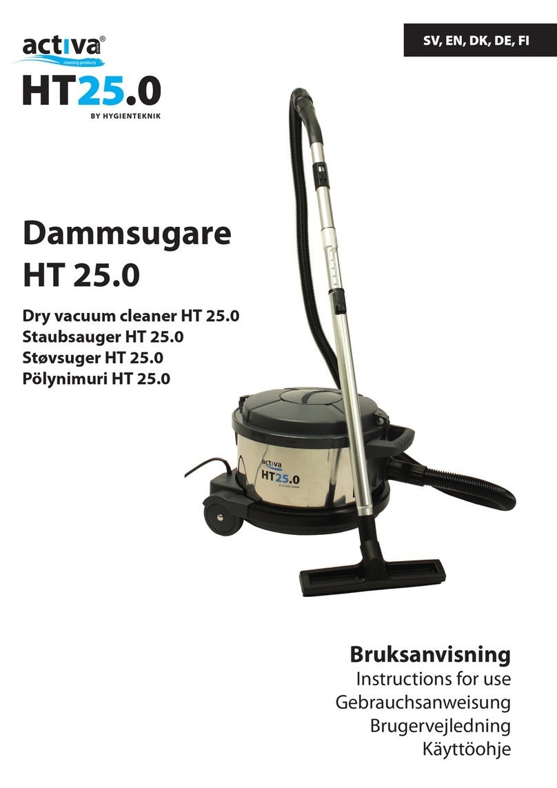 Hygienteknik Activa HT 25.0 Instructions for use