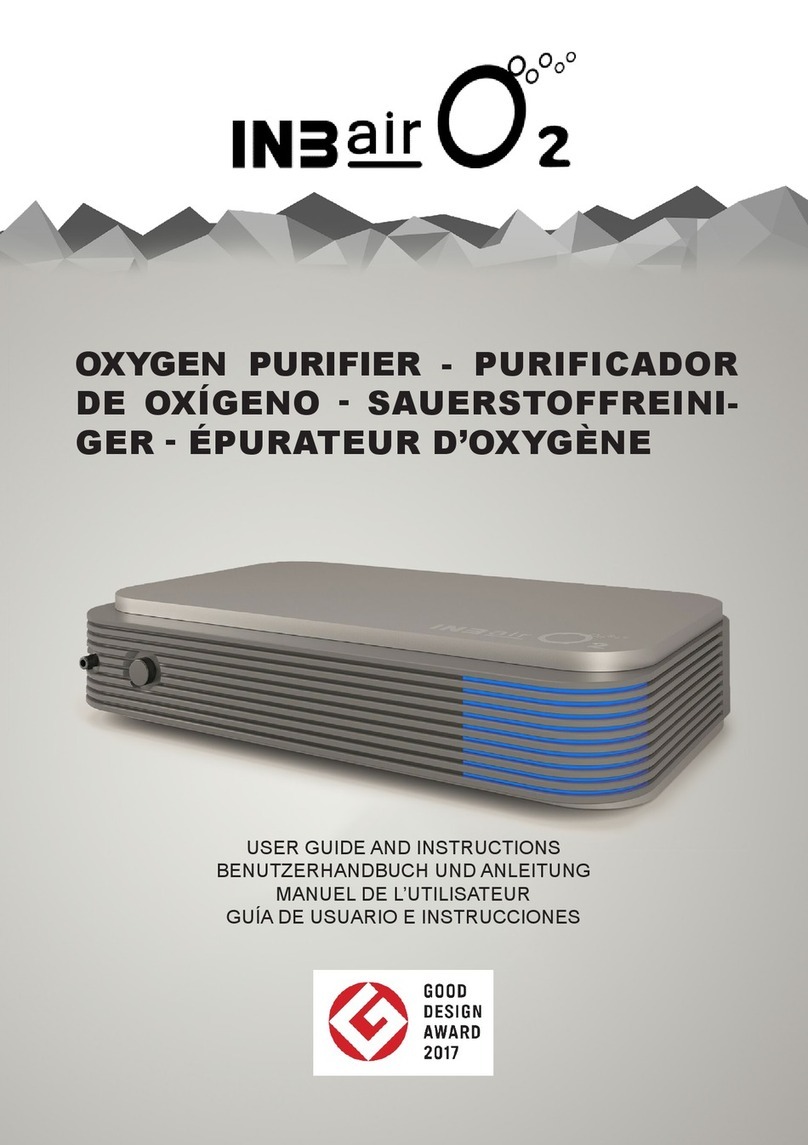 INBair O2 USER GUIDE AND INSTRUCTIONS
