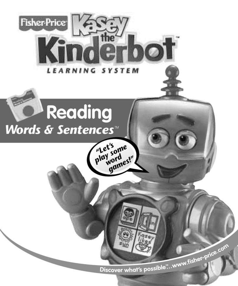 Fisher-Price Kasey the Kinderbot Reading Words &... User manual
