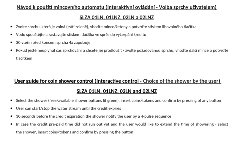 Sanela SLZA 01LN User manual