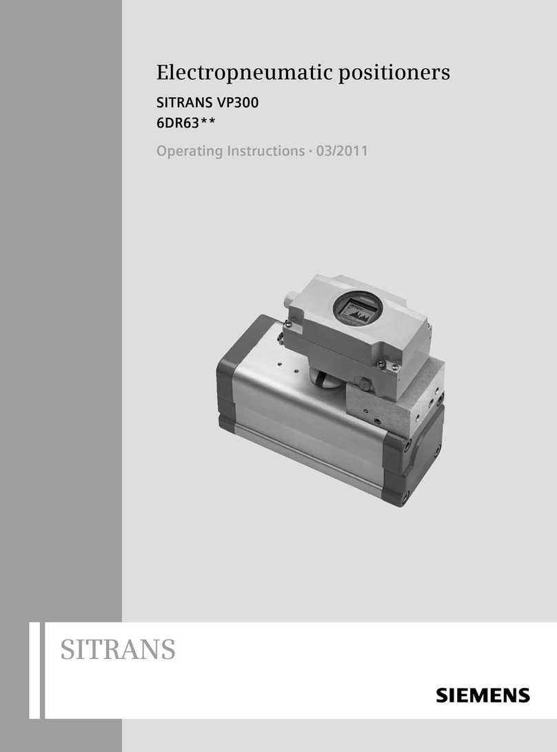 Siemens SITRANS VP300 User manual