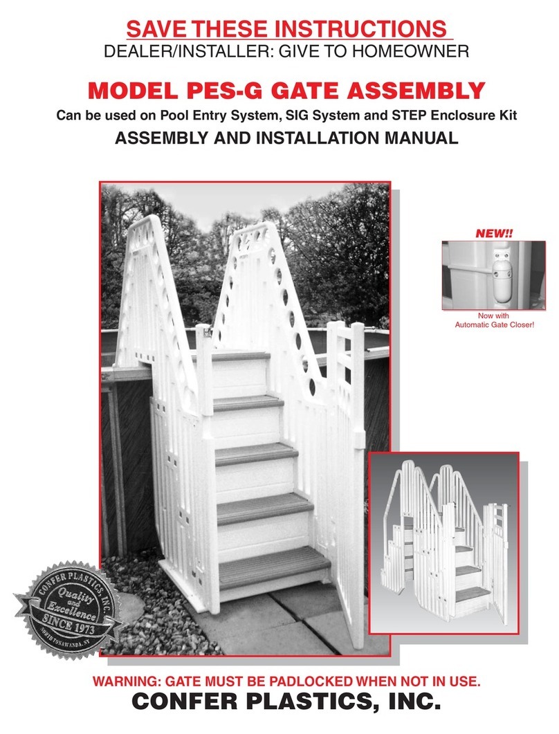 Confer Plastics PES-G Assembly and installation manual