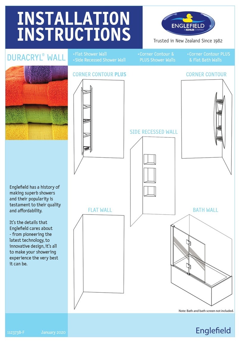 Kohler ENGLEFIELD CORNER CONTOUR PLUS User manual
