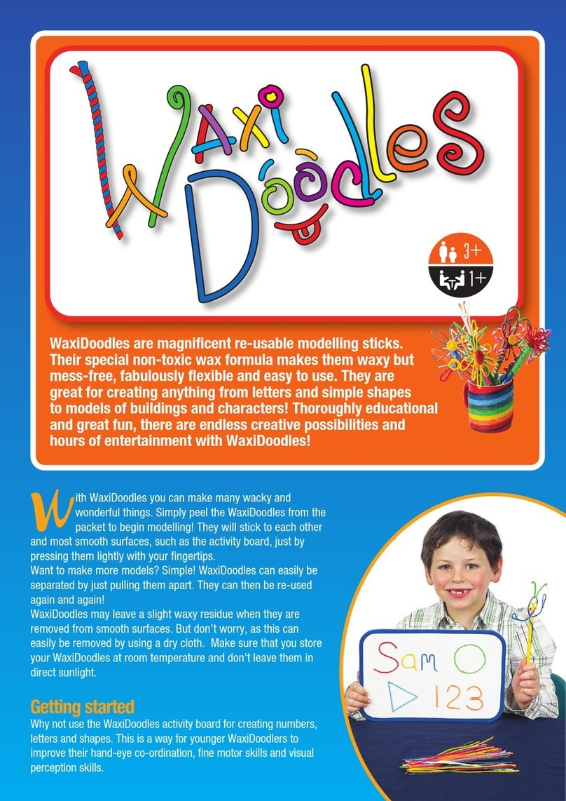 Happy Puzzle WaxiDoodles instructions