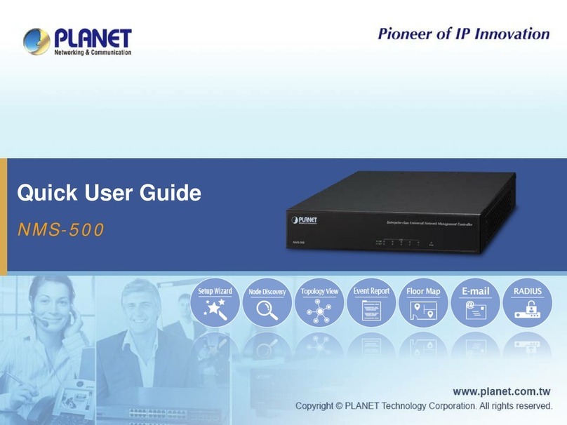 Planet Networking & Communication NMS-500 Quick user guide Planet Networking & Communication NMS-500 Quick user guide